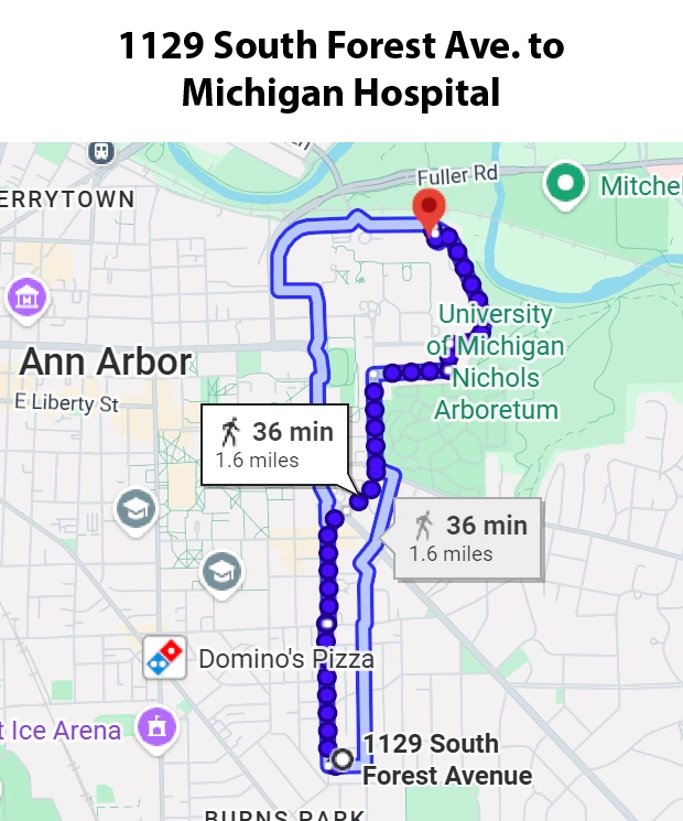 To Michigan Hospital